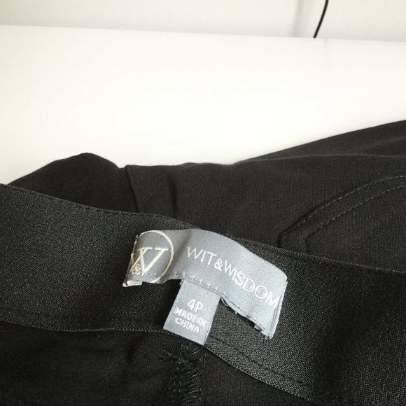 Wit & Wisdom Ab-Solution Skinny Ponte Pants SZ 4P - Picture 7 of 11